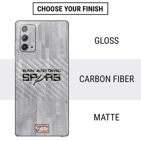 NBA San Antonio Spurs Hardwood Classics Galaxy Note20 5G Skin